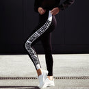 WORST BEHAVIOR Letter print Leggings